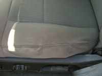 Repaired car seat cover